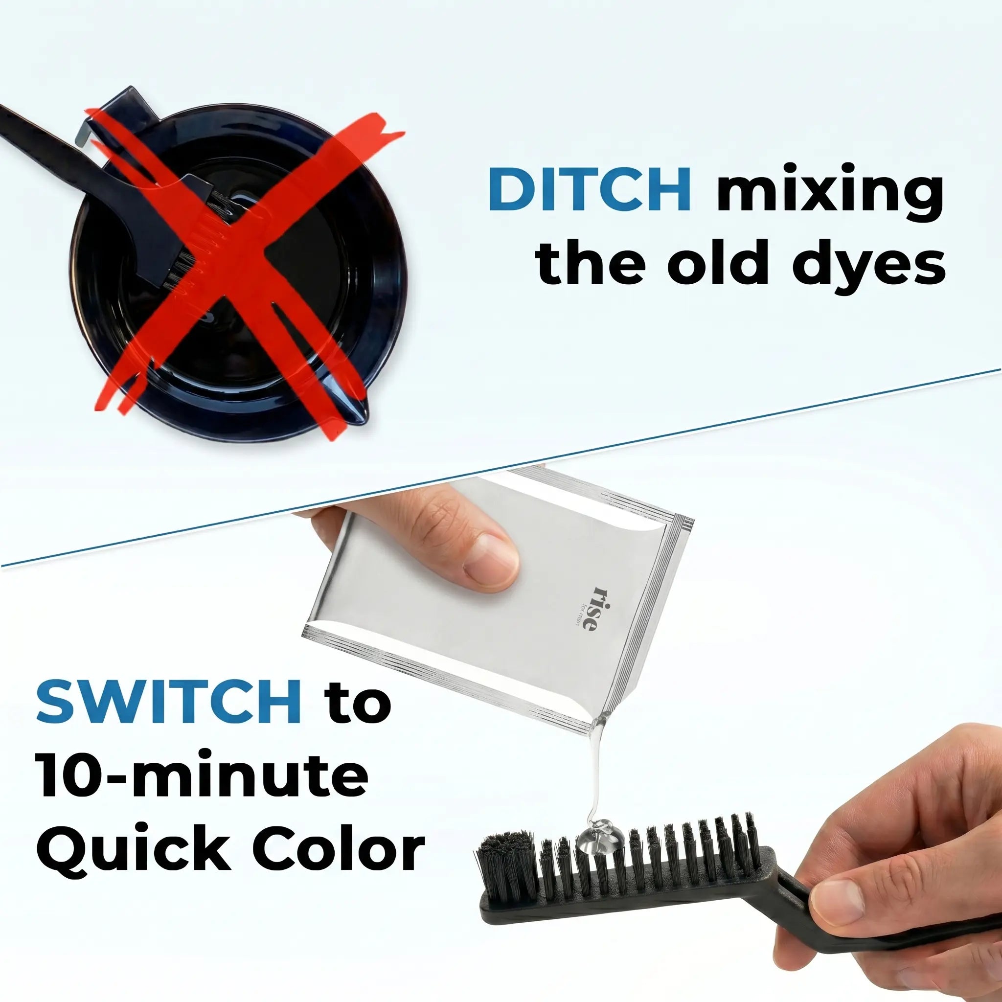 Quick Beard & Hair Color (Sachet, Pack of 4)