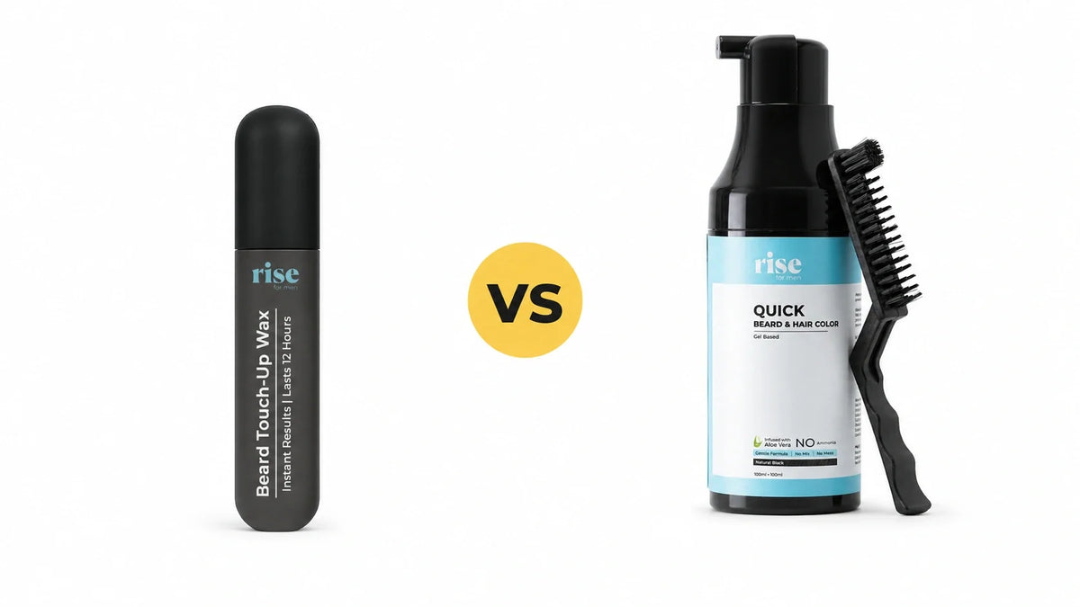 Beard Touch-Up Wax vs. Quick Beard & Hair Color: Which Is Better for Indian Men?