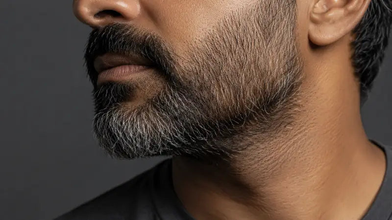 Why beard hair takes colour differently to the hair on your head