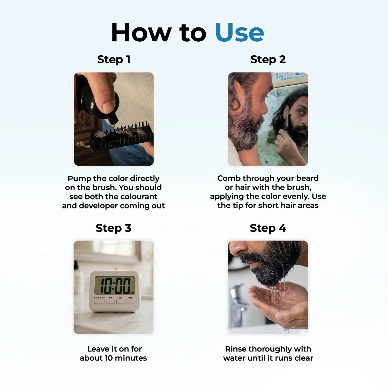 Quick Beard &amp; Hair Color