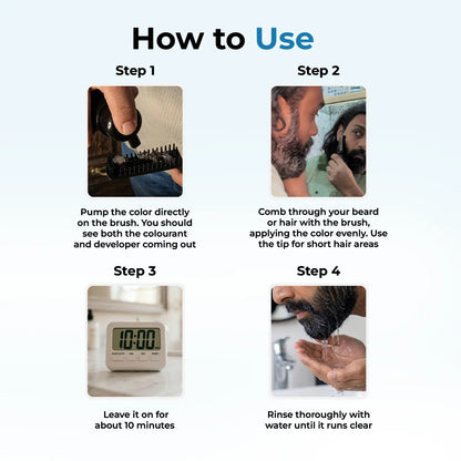 Quick Beard &amp; Hair Color