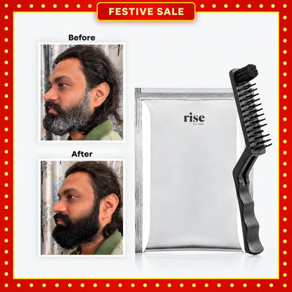 Quick Beard &amp; Hair Color (Sachet, Pack of 4)
